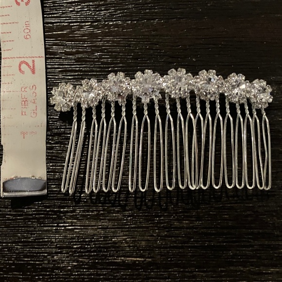 Rhinestone Hair Comb | Silver | NWOT - Picture 3 of 5